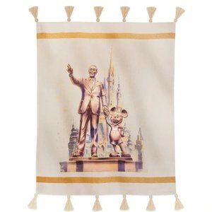 Walt Disney World 50th Anniversary Throw Blanket New Tags Packaged